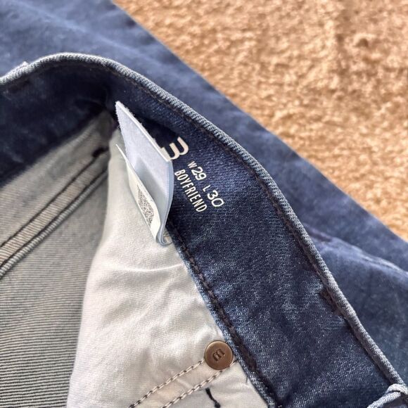 Mott & Bow Women's Boyfriend Jeans - Medium/Dark Blue size 29 - Picture 2 of 5